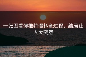 一张图看懂推特爆料全过程，结局让人太突然