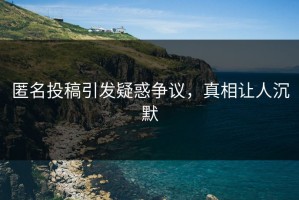 匿名投稿引发疑惑争议，真相让人沉默