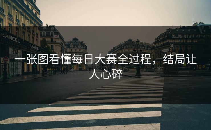 一张图看懂每日大赛全过程，结局让人心碎